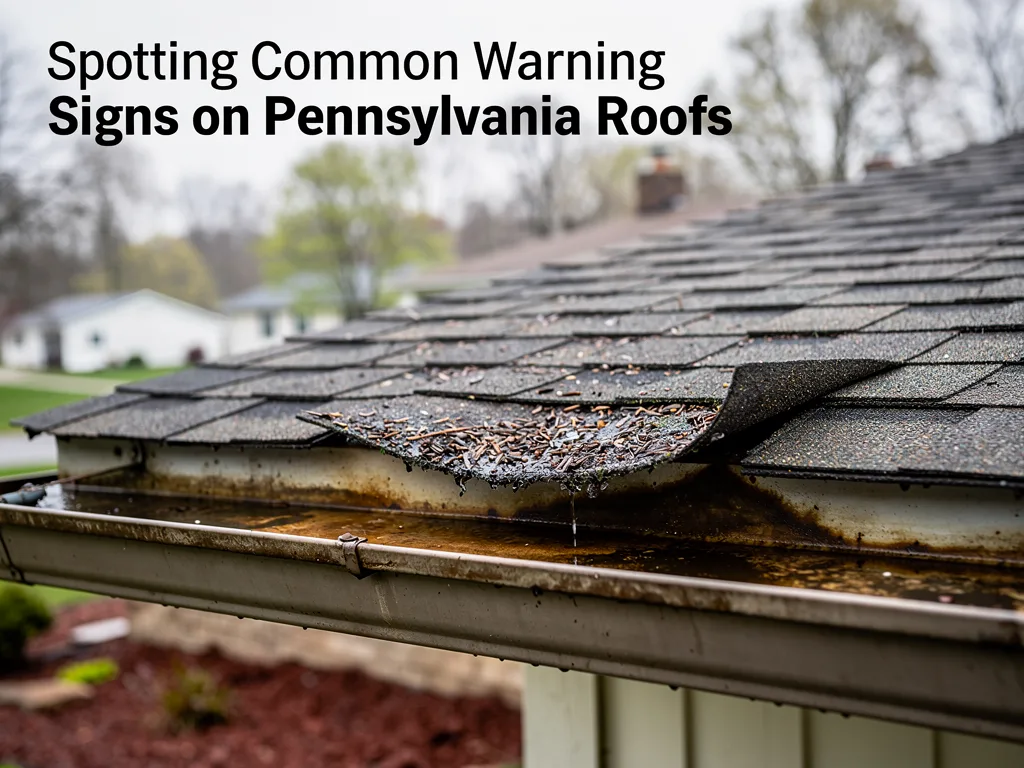 Spotting Common Warning Signs on Pennsylvania Roofs